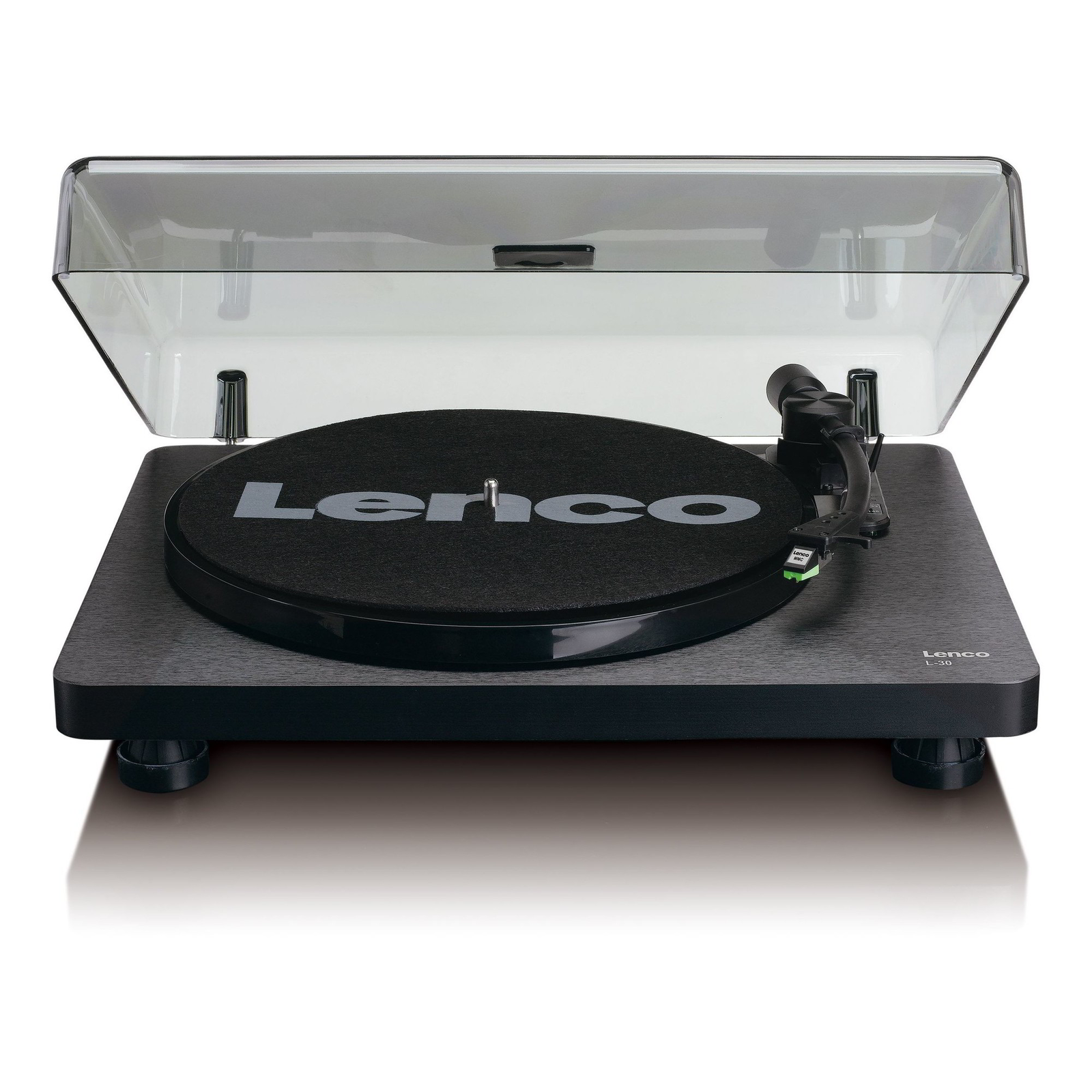 Hi-Fi gramofon Lenco L-30 USB AUX DŘEVO JEHLA (L-30BK)