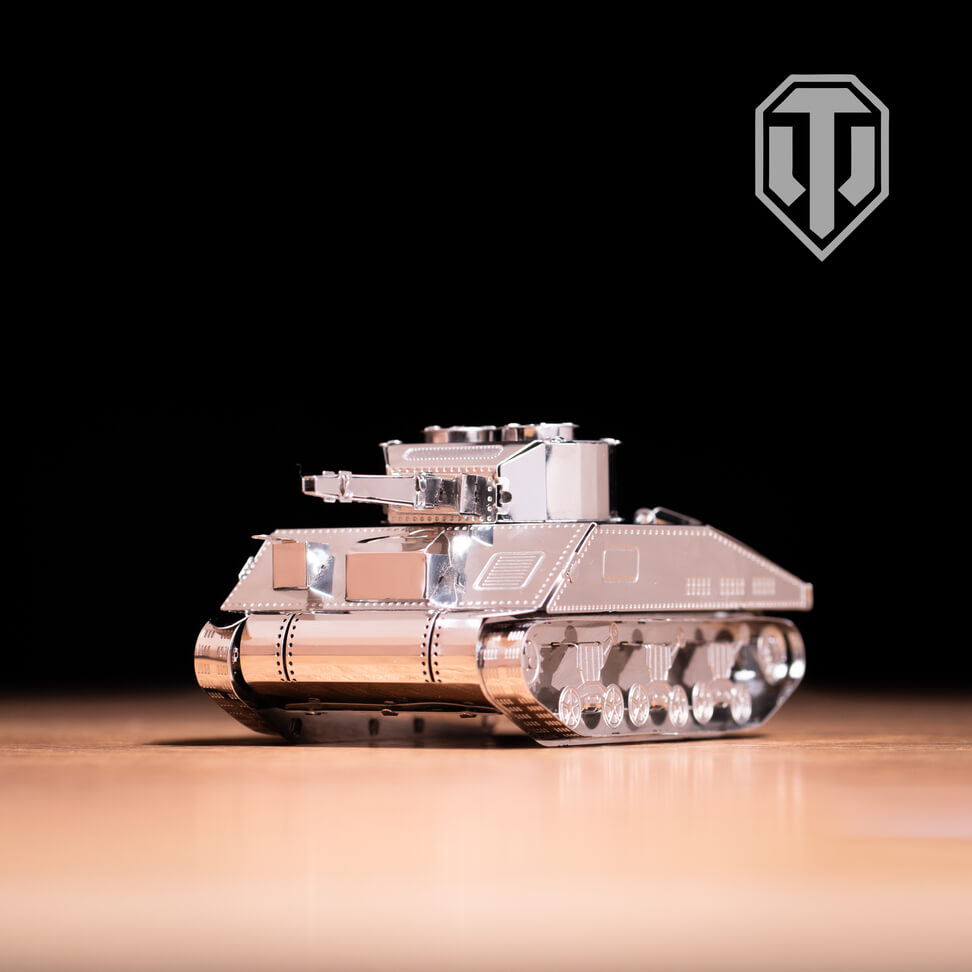 M4 Sherman | 3D Metal Puzzle Model Kit | DIY Tank for Adults & Teens