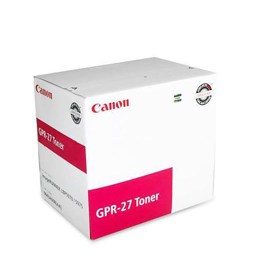 New, Pre-owned, Original Canon GPR-27 Standard Yield magenta Toner Cartridge, 9643A008AA