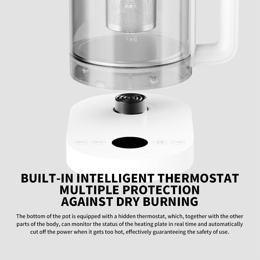 Xiaomi Mijia Smart Multifunctional Health Kettle 1.5L Stainless Steel Tea Electric Health preserving Pot Work with Mi Home APP