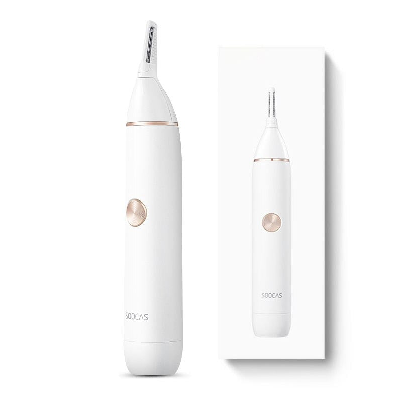 SOOCAS Electric Nose Hair Trimmer Men Eyebrow Ear Hair Shaver Automatic Razor Portable Clipper Removal Safe Washable Blade