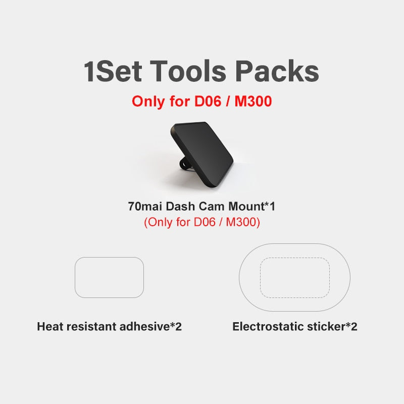 70mai Dash Cam Mount For 70mai Dash Cam Pro D02 Pro Plus+ A500S Car DVR Mount 70mai Lite2 D10 70mai Dash Cam 4K A800S Omni X200