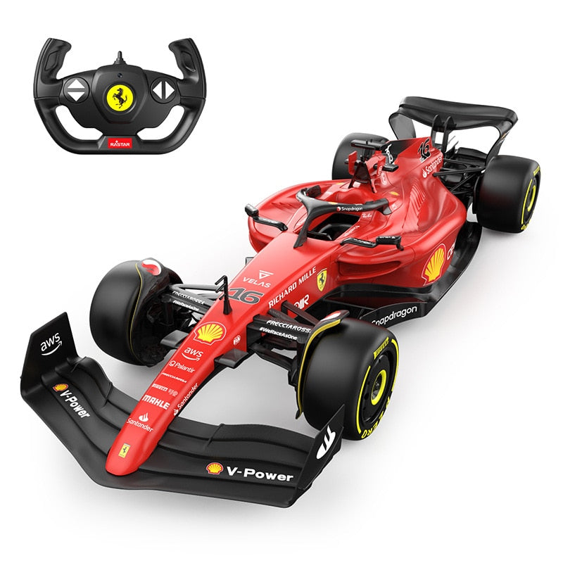 Rc Car For 1/12 Ferrari F1-75 2023 #16 Charles Leclerc F1 Formula Racing RC Car Toy Model Collection Gift