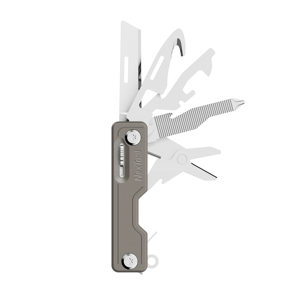 NexTool 10 IN 1 Mini Folding Pocket Knife Hand Tools Survival Edc Multi Tool Mobile Phone Holder Opener Card Pin Home Key Knife