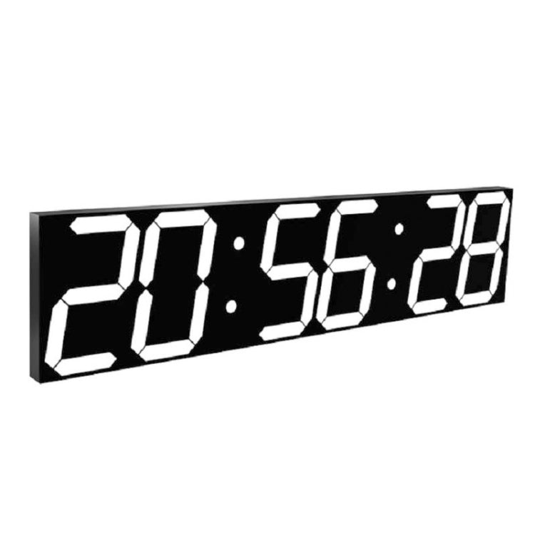Multifunctional LED Wall Clock Creative Digital Clock, Style:Sealed Bo