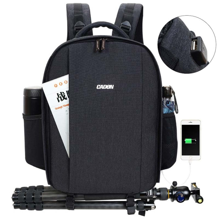 caden camera bag laptop backpack CADeN USB SLR Camera Bag Professional Waterproof Portable Unisex Camer