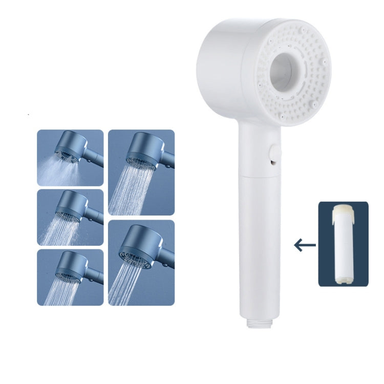 High-Pressure Handheld Shower Head With 5 Spray Modes Filtered Showerh