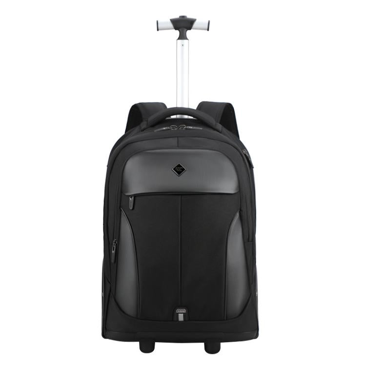 AOKING Wheeled Backpack for Travel 18cm Large Wheel Rolling Laptop Bag