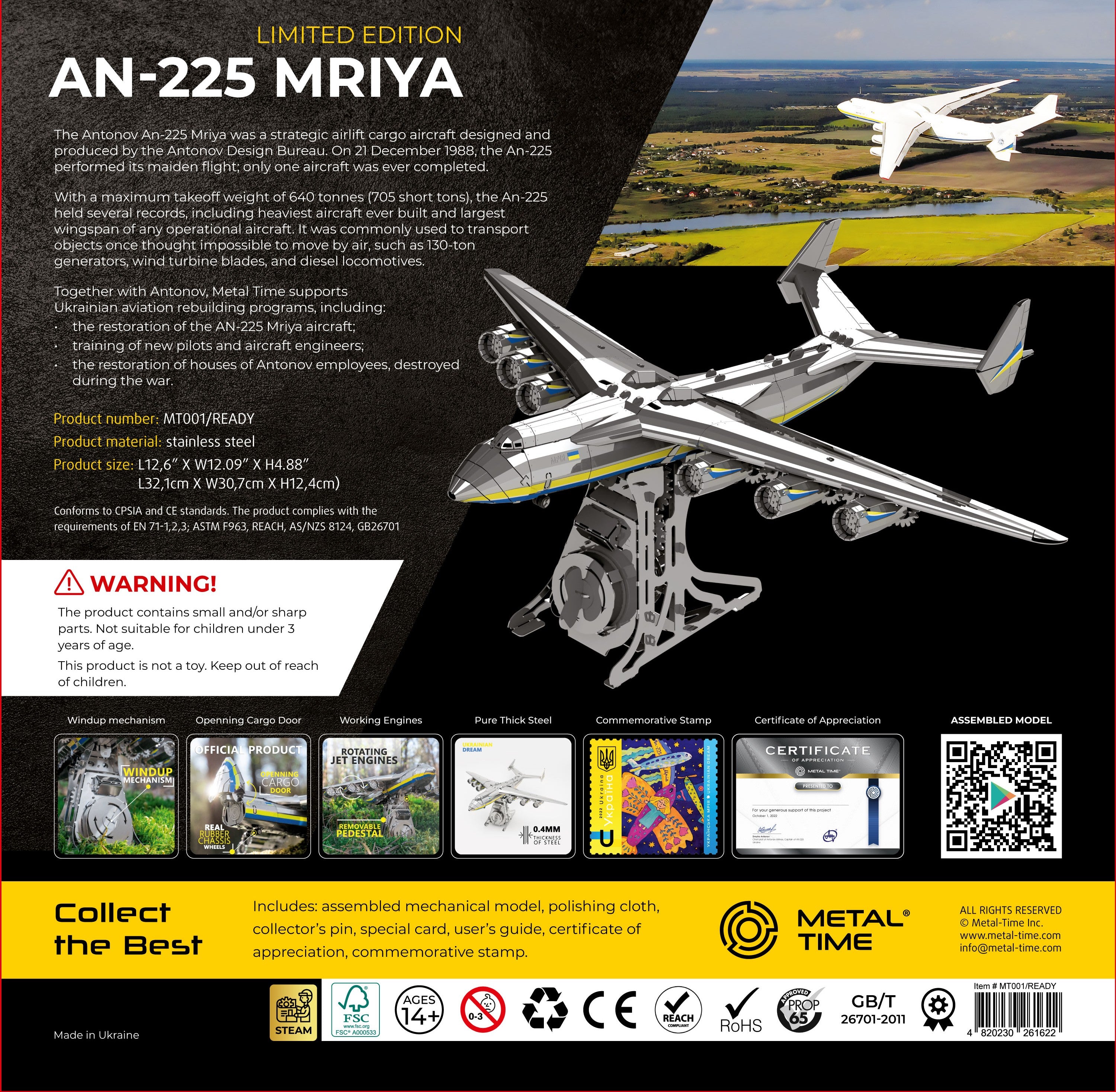 ANTONOV AN-225 MRIYA - OFFICIAL LIMITED EDITION