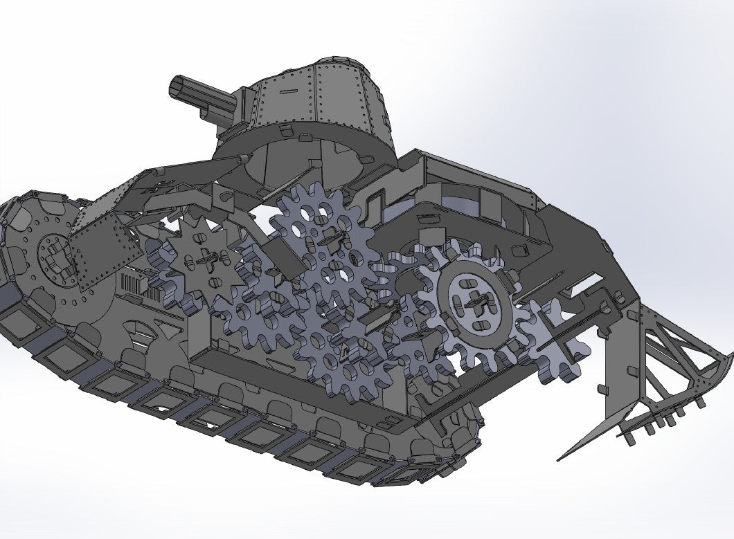 NIMBLE FIGHTER RENAULT FT-17 "Mosquito" TANK