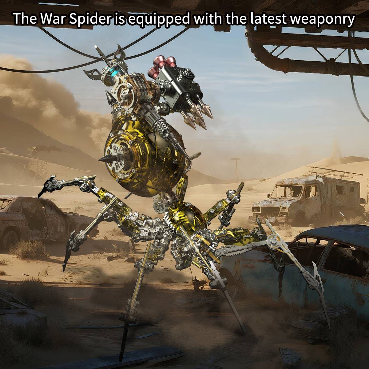 Mechanical War Spider (Gold)