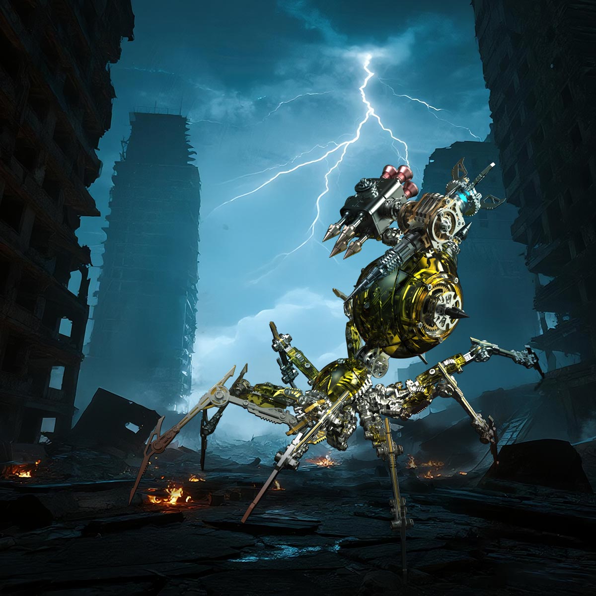 Mechanical War Spider (Gold)