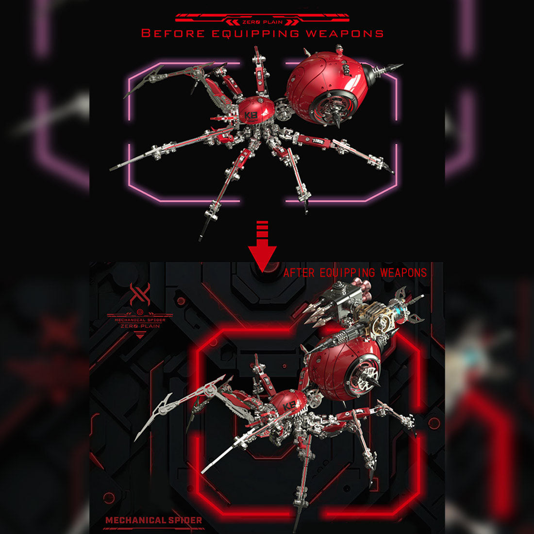 Mechanical War Spider (Gold)