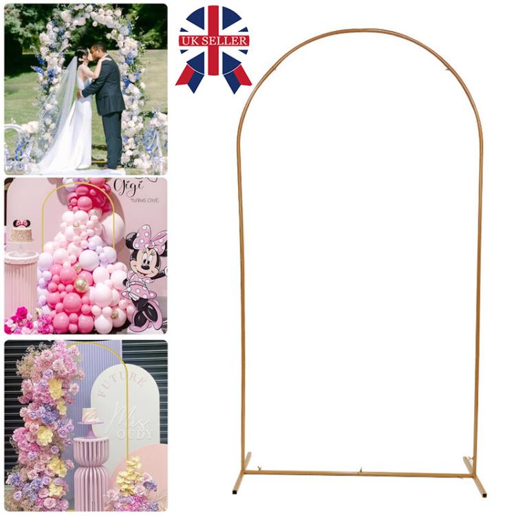 [UK Warehouse] 2M Wedding Arch Door Backdrop Stand Flower Display Fram