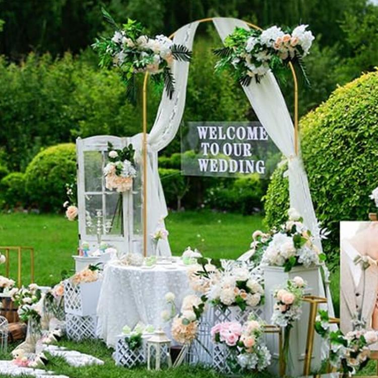 [UK Warehouse] 2M Wedding Arch Door Backdrop Stand Flower Display Fram
