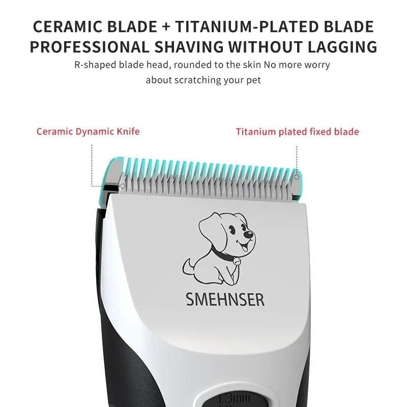 Xiaomi Professional Dog smart pet Clipper Wireless Dog Cat Hair Trimmer Pet Hair Cutter Dog Grooming with LCD screen