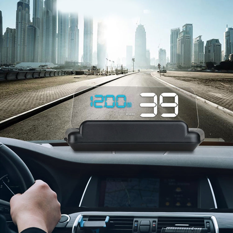 T900 Car GPS HUD Virtual HD Reflection Board Head-up Display, Speed