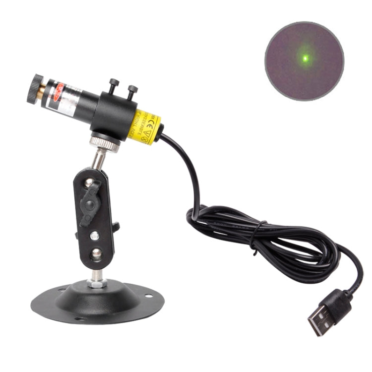 USB Power Laser Positioning Light with Holder, Style:100wm Dot(Green L