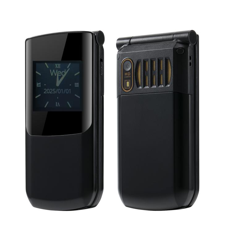 S7 4G Flip Keypad Phone, 2.4 inch + 1.44 inch, 4800mAh Battery, LED Fl