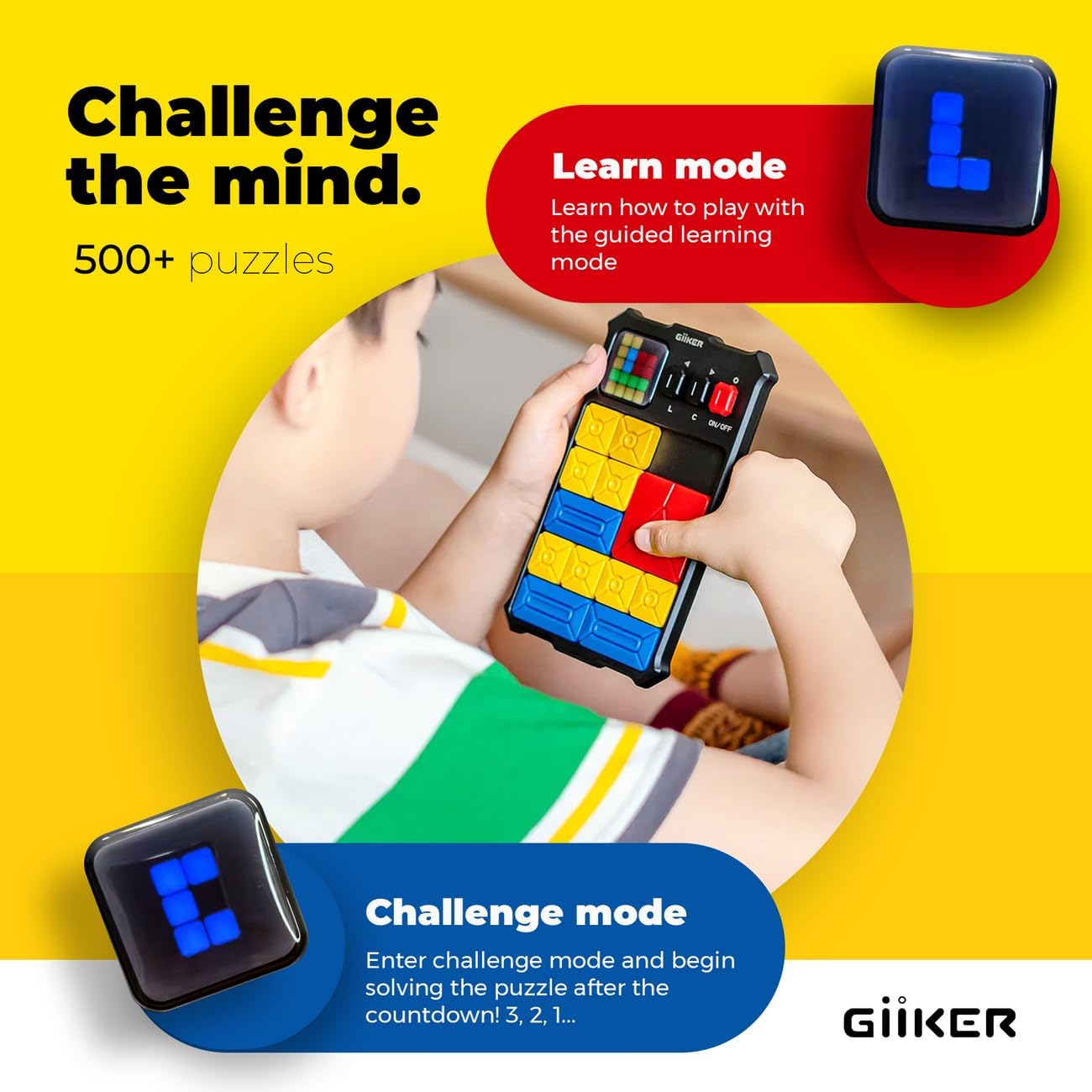 Super Slide Puzzle Games, Original 500+ Challenges Brain Teaser Puzzle