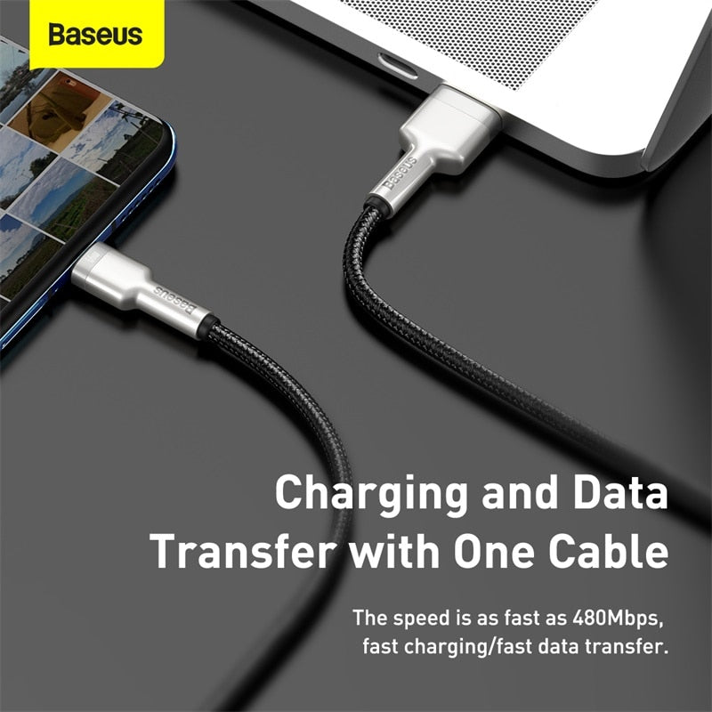 Baseus 66W  USB to Type C USB C Fast Charging Cable For Samsung S20 S10 For Huawei P40 Xiaomi