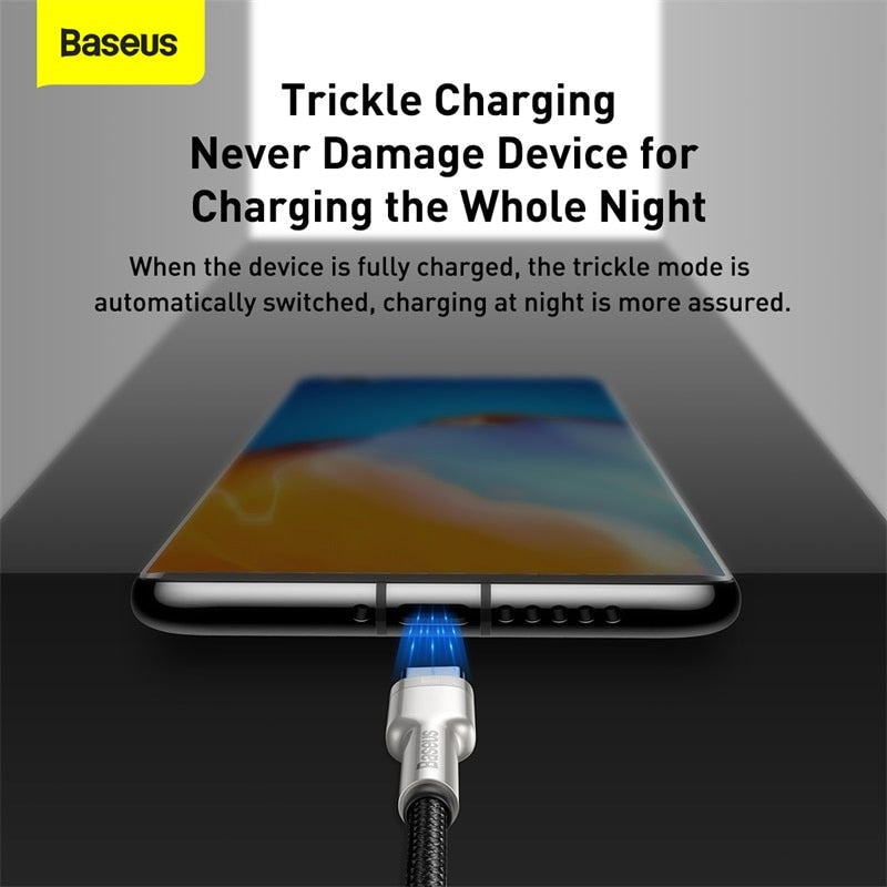 Baseus 66W  USB to Type C USB C Fast Charging Cable For Samsung S20 S10 For Huawei P40 Xiaomi