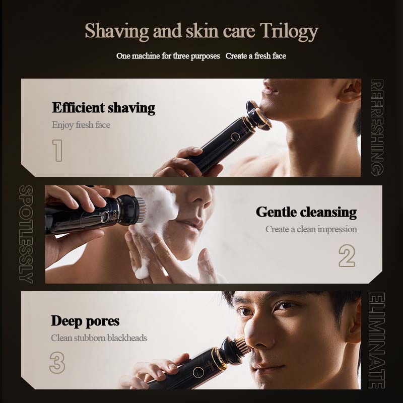 SOOCAS S32 Electric Shaver Auto Razor Man Shaving Machine LED Display IPX7 Waterproof 3-blade design Shaving