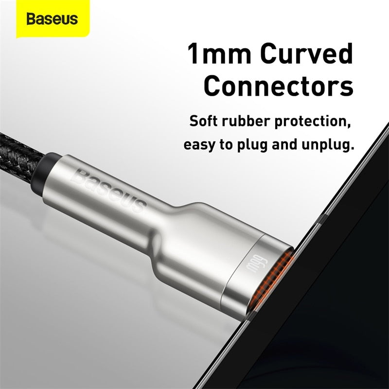 Baseus 66W  USB to Type C USB C Fast Charging Cable For Samsung S20 S10 For Huawei P40 Xiaomi