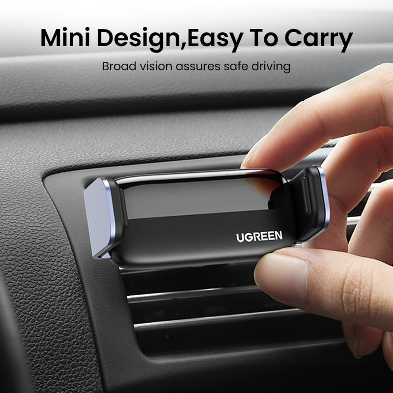 UGREEN Car Phone Holder Stand For Mobile Phone Air Vent Phone Stand for Xiaomi Samsung iPhone 12 13 Telephone Car Holder Stand