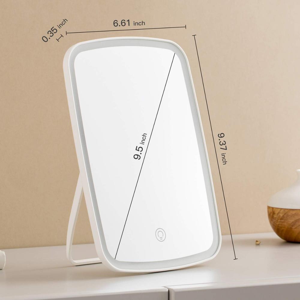 Youpin Jordan judy Intelligent portable makeup mirror desktop led light portable folding light mirror dormitory desktop