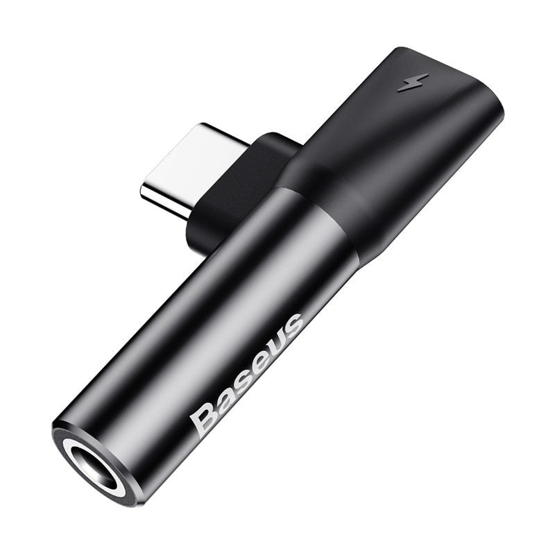 Baseus Type C to 3.5mm Jack Audio Cable Earphone Splitter Adapter for Xiaomi USB C Charger Cable Aux Cable Connector for Huawei