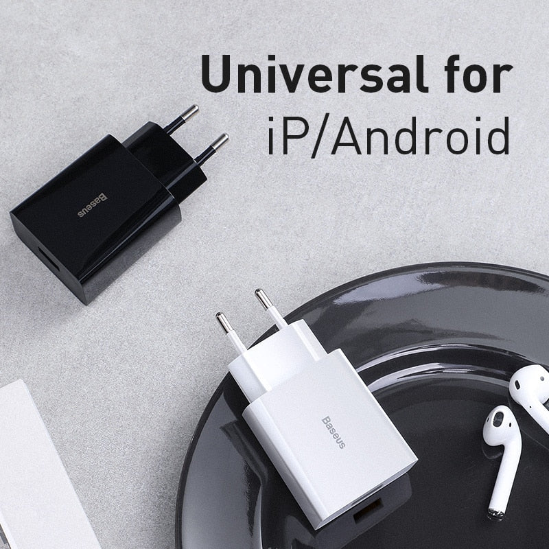 Baseus PD 20W Fast Charging USB C Charger For iPhone 13 Pro Max Type C Quick Charge QC 3.0 Type-C USBC Wall Phone Fast Charger