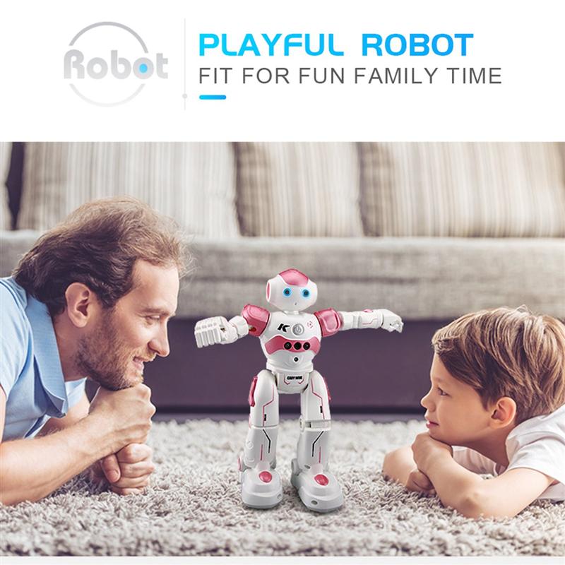 LEORY RC Robot Intelligent Programming Remote Control Robotica Toy Biped Humanoid Robot For Children Kids Birthday Gift Present