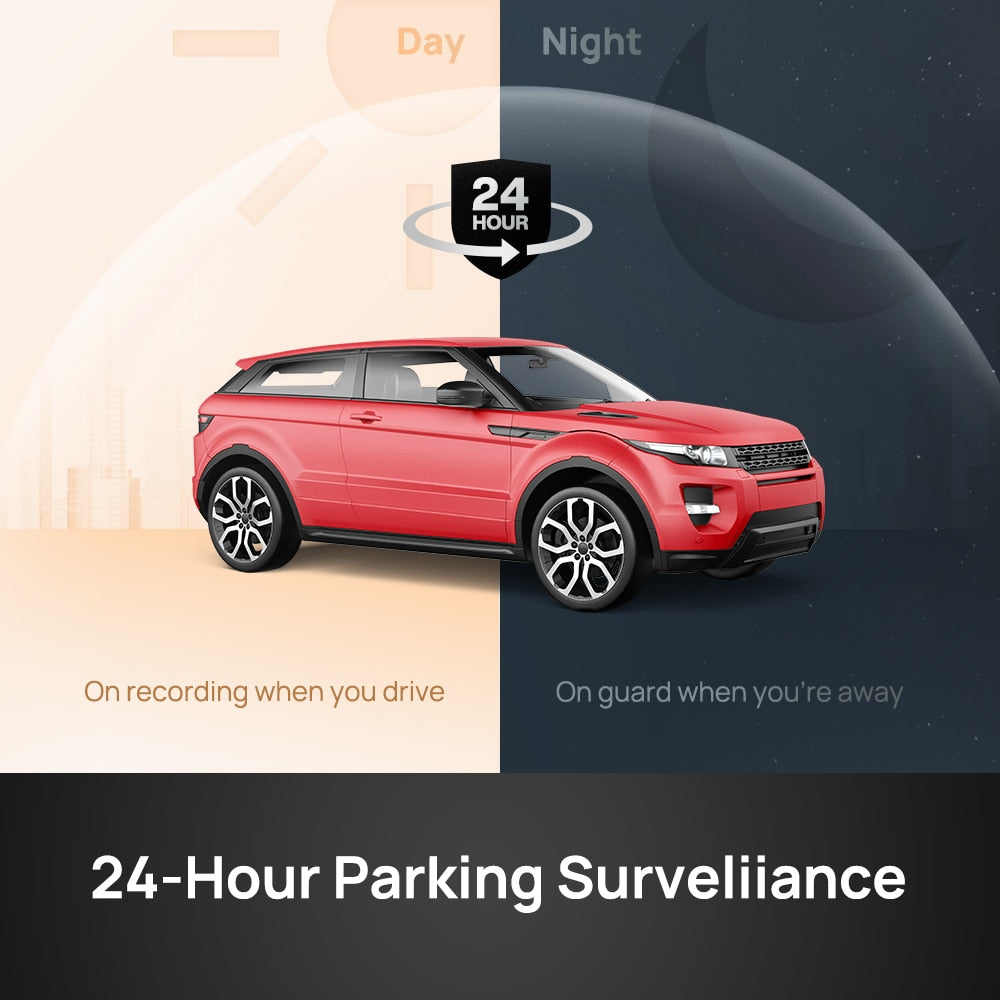 70mai A400 Dash Cam Car Recorder 1440P Resolution 70mai Car DVR A400 Dual Channel Front and Back Sight Cam APP Control DVR
