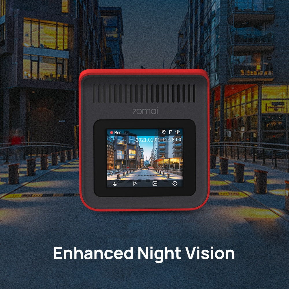 70mai A400 Dash Cam Car Recorder 1440P Resolution 70mai Car DVR A400 Dual Channel Front and Back Sight Cam APP Control DVR
