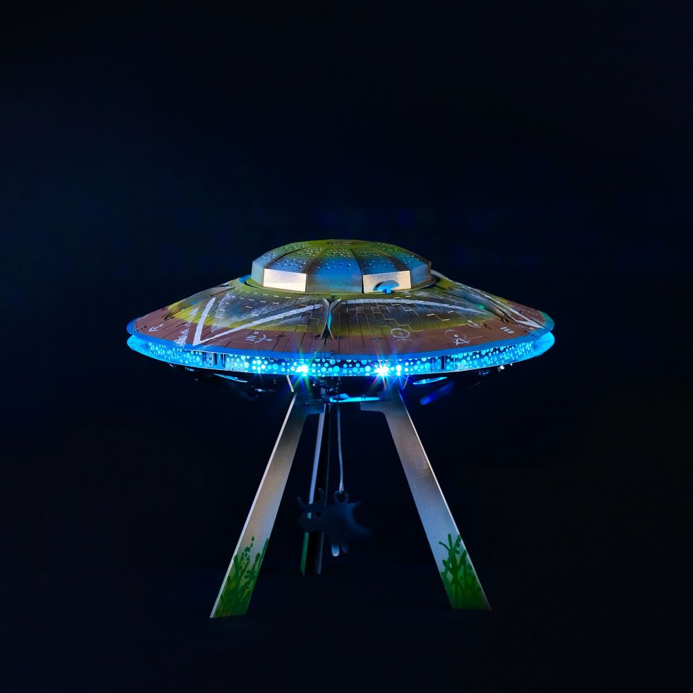 STELLAR RAIDERS UFO EMBELLISHED WITH SWAROVSKI® CRYSTALS