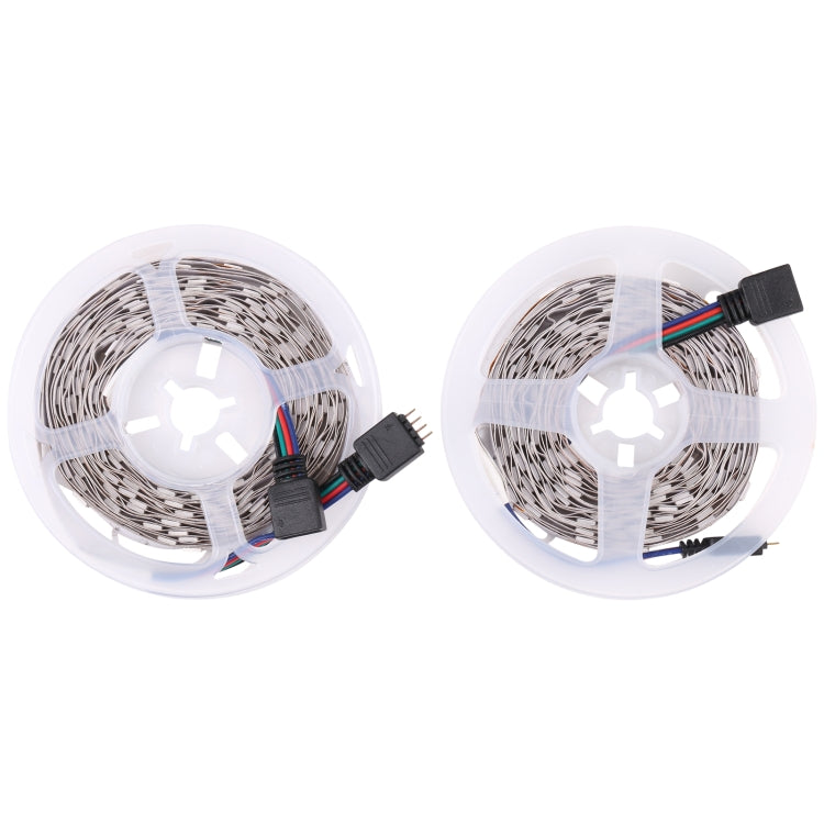 2pcs Bare Board 5050 SMD RGB LED Rope Light, 30 LED/m, Length: 5m, 12V
