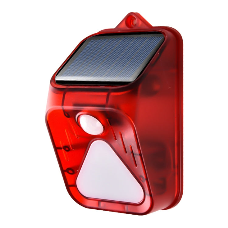 Solar Burglar Alarm Light Remote Control Human Body Induction Alarm (R