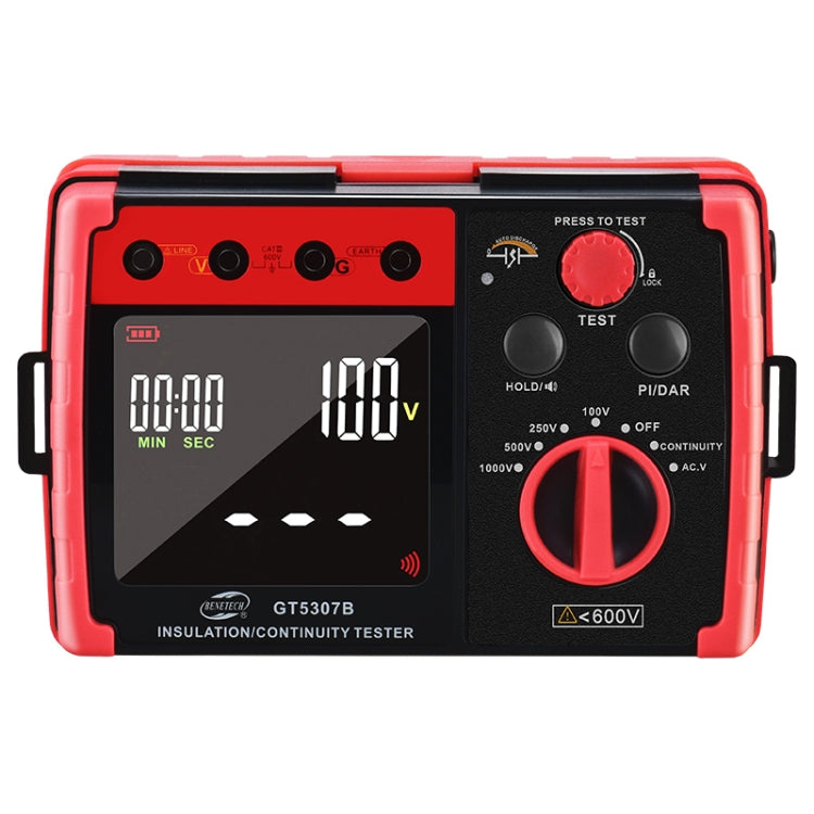 BENETECH GT5307B Professional LCD Digital Insulation Resistance Tester