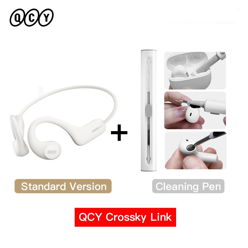 QCY T22 Crossky Link Wireless Bluetooth Earphones BT5.3 Sports Headphones Cycling Running ENC Noise Reduction EarHook Headset