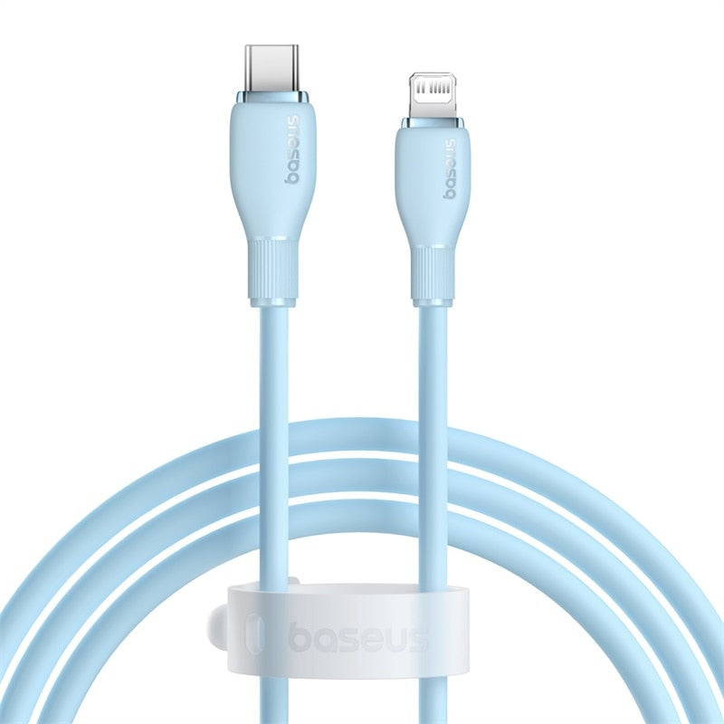 Baseus USB C Cable For IPhone 14 13 12 11 pro Max XS 20W Fast Charging Cable Type C To Lighting Date Wire For iPad Macbook TPE