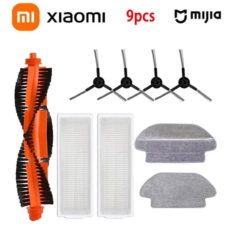 Xiaomi Mijia Mi Robot Vacuum-Mop Pro STYTJ02YM 2S / 3C / Conga 3490 Viomi V2 PRO V3 SE Main Side Brush Hepa Filter Mop Part