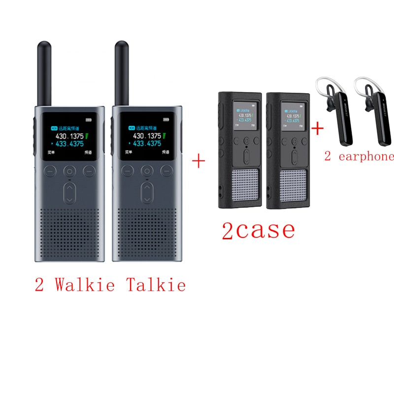 Newest Original Xiaomi Walkie Talkie 2S Super Thin Location Sharing Walkie-Talkie Long Standby Anti-Interference Quick Match