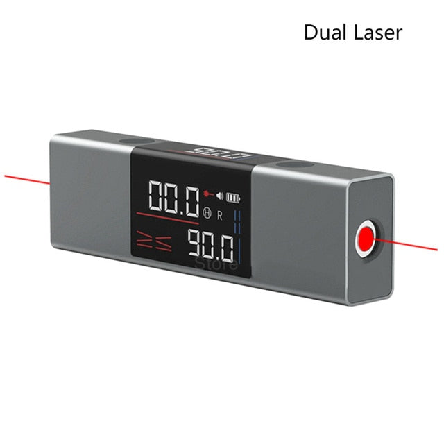 DUKA ATuMan LI1 Laser Protractor Digital Inclinometer Angle Measure 2 in 1 Laser Level Ruler Type-C Charging Laser Measurement