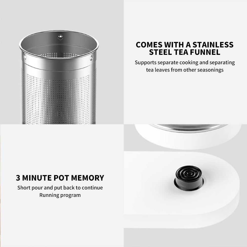 Xiaomi Mijia Smart Multifunctional Health Kettle 1.5L Stainless Steel Tea Electric Health preserving Pot Work with Mi Home APP