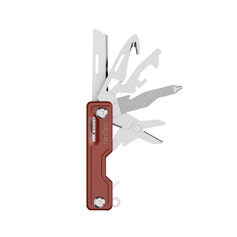 Nextool 10 in 1 Tools Multifunction Unpack Knife Scissors Screwdriver Folding Fruit Camp Tool Outdoor Survive Clip Sharp Cutter