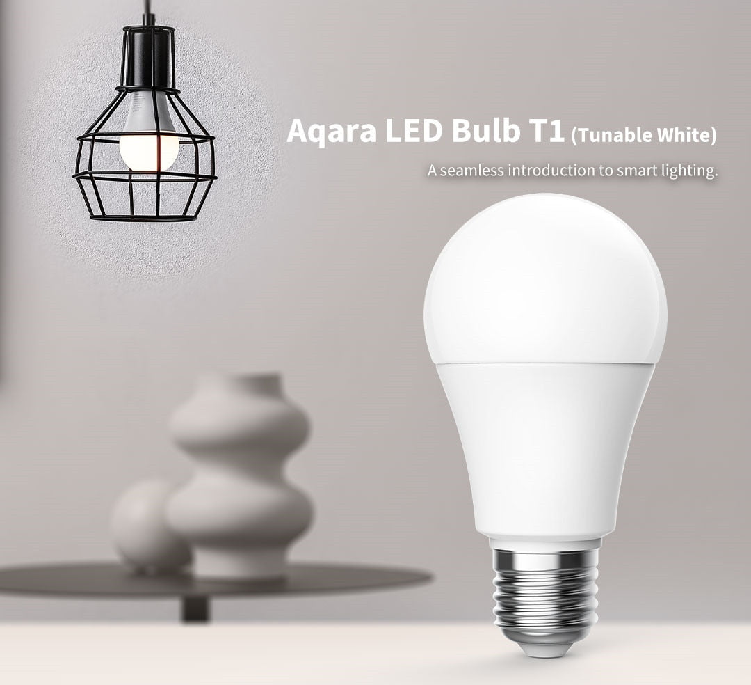 2023 NEW Aqara Smart LED Bulb T1 Zigbee 3.0 Bluetooth E27 2700K-6500K 220-240V Smart Home Lamp Light For Xiaomi Mihome Homekit