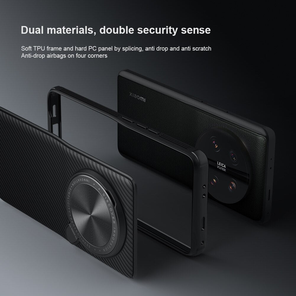 NILLKIN for Xiaomi Mi 13 Ultra 5G case Slide Protect Lens Camera Protection CamShield Back cover for Mi13Ultra