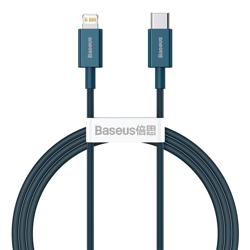 Baseus 20W PD USB Type C Cable For iPhone 13 12 11 Pro Max XR Fast Charging PD Charger Cable For iPad Pro Type-C USB C Data Wire