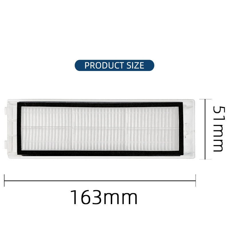 For Roborock S5 S50 S51 S55 S6 S60 S6 Pure Vacuum Cleaner Spare Parts HEPA Filter Mop Cloth Side / Main Brush Accessories